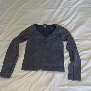 Pink active long sleeve top